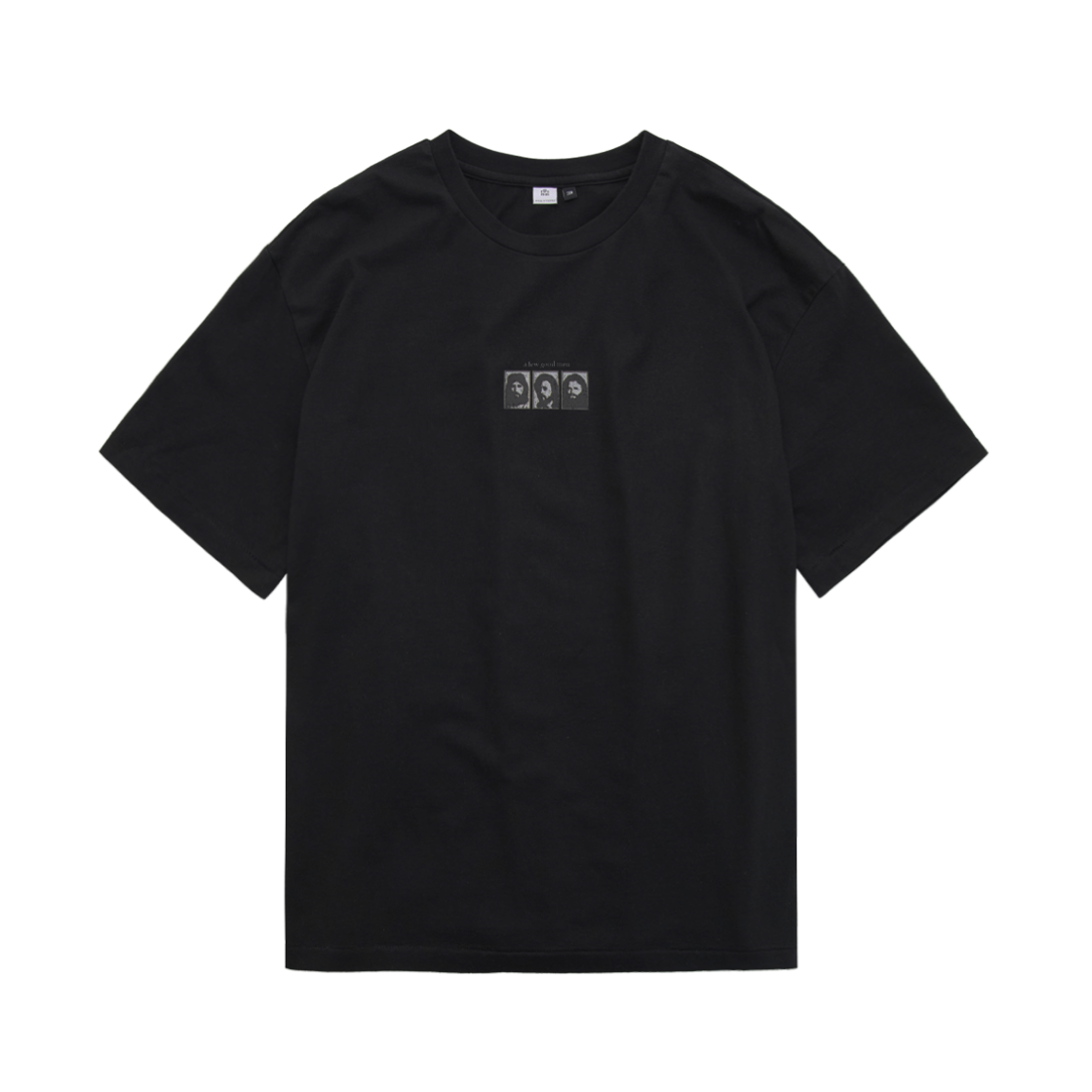 폴리테루 1/2 그래픽 티셔츠 '어 퓨 굿 맨' 워시드 블랙(Polyteru 1/2 Graphic T-Shirt 'A Few Good Men' Washed Black)