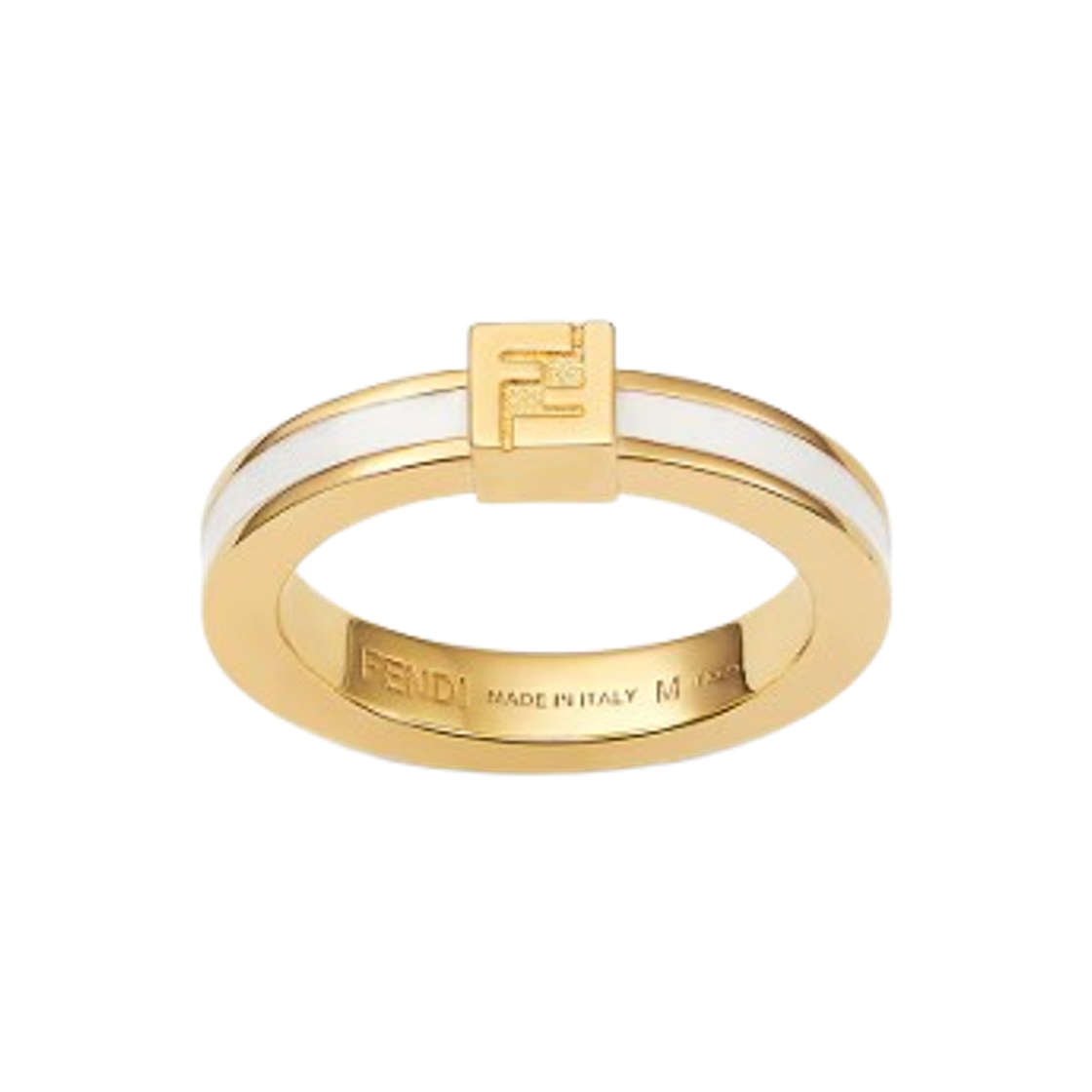 (W) 펜디 포에버 펜디 링 화이트((W) Fendi Forever Fendi Ring White)