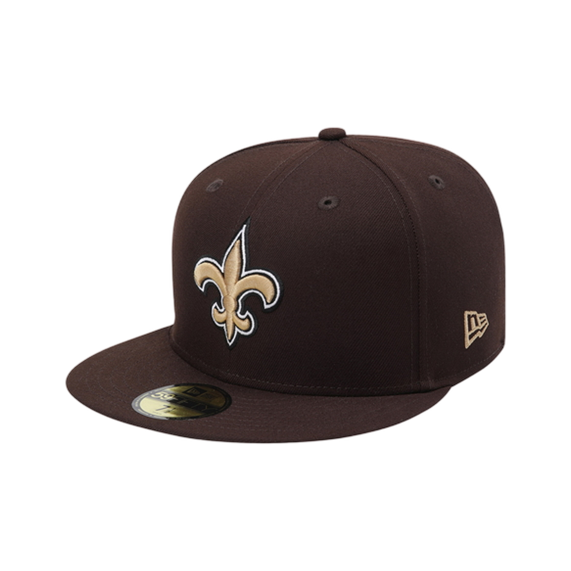 15131682 New Era NFL New Orleans Saints Basic Fitted Cap Burnt Wood