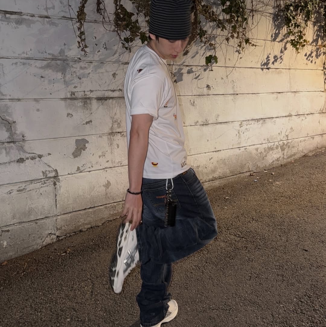 ersco Wahed Regular Jeans Deep Blue 착용 스타일 - 2