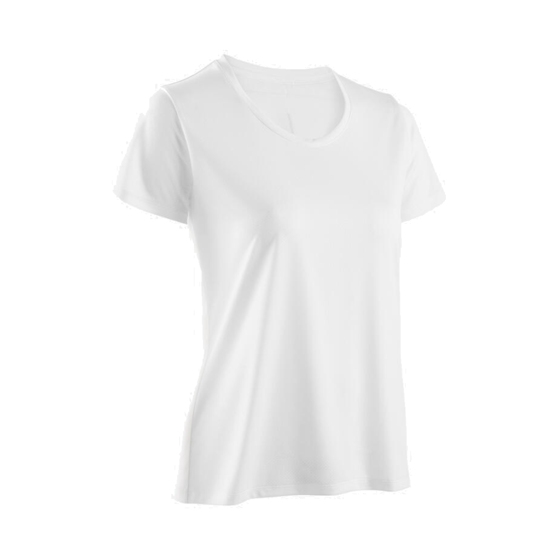데카트론 여성 러닝 반팔 티 런 드라이 100 울트라 화이트(DECATHLON Women's Running Short-Sleeved T-Shirt Run Dry 100 Ultra White)