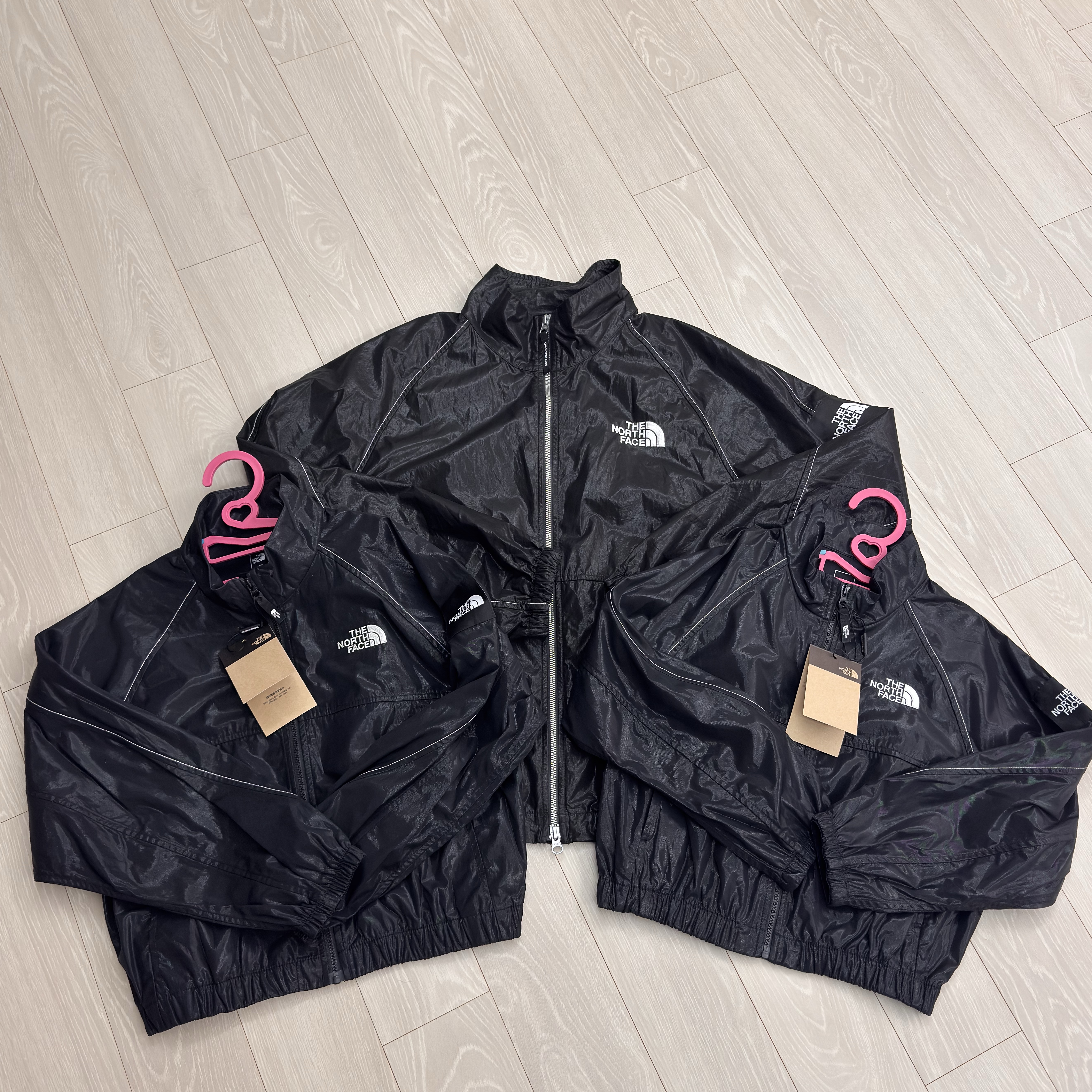 (Kids) The North Face Novelty Olema Jacket Black, The North Face White Label Novelty Olema Jacket Black 착용 스타일 - 1