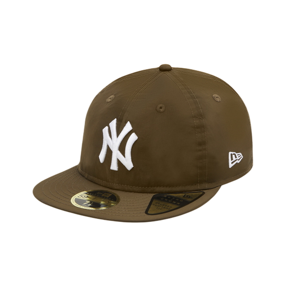 15131626 New Era MLB New York Yankees Nylon Metal Retro Crown Strapback Brown