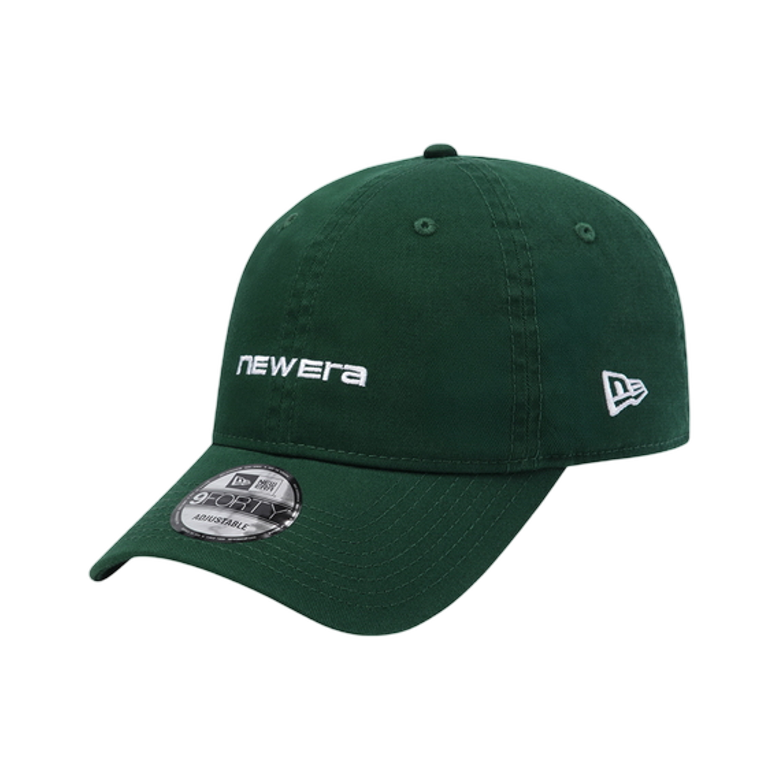 15131647 New Era Primary Logo Unstructured Ball Cap Dark Green