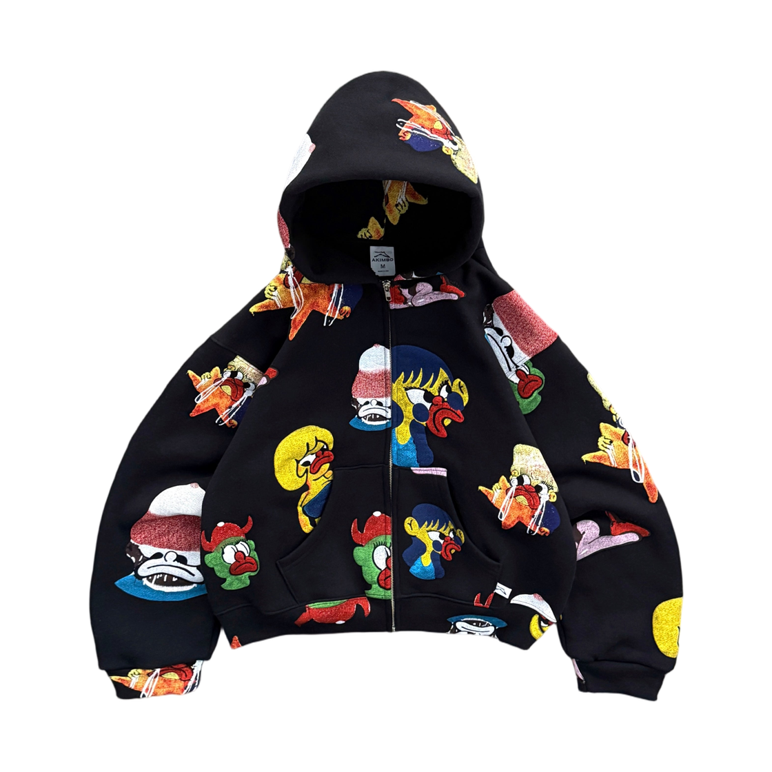 아킴보 클럽 슬론 네이버후드 집업 블랙(Akimbo Club Slawn Neighborhood Zip-Up Black)