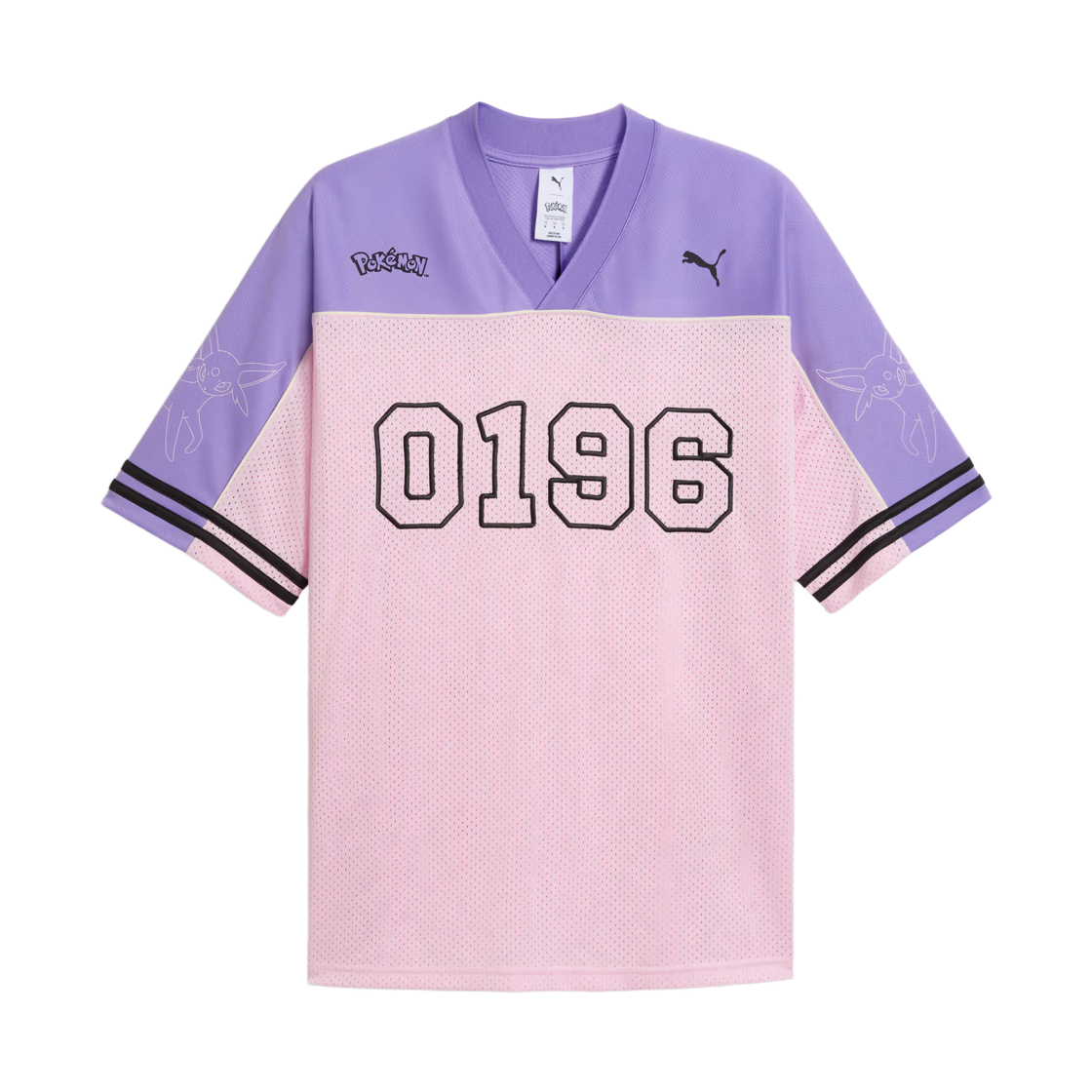 634919-70 Puma x Pokemon Oversized Jersey Pearl Pink