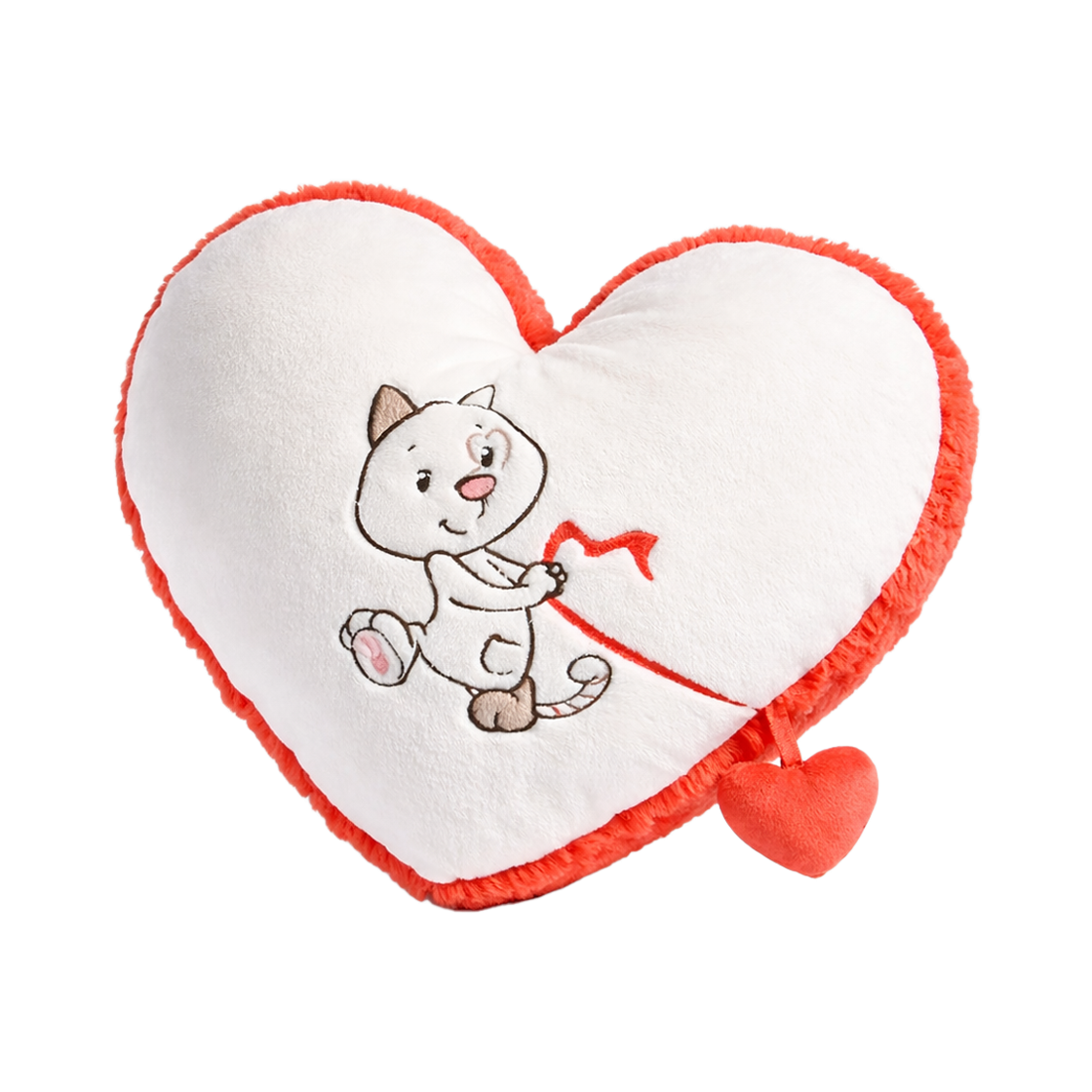 니키 러브캣 하트 쿠션 26x22cm([KREAM 단독] NICI Love Cat Heart Cushion 26x22cm) - 1