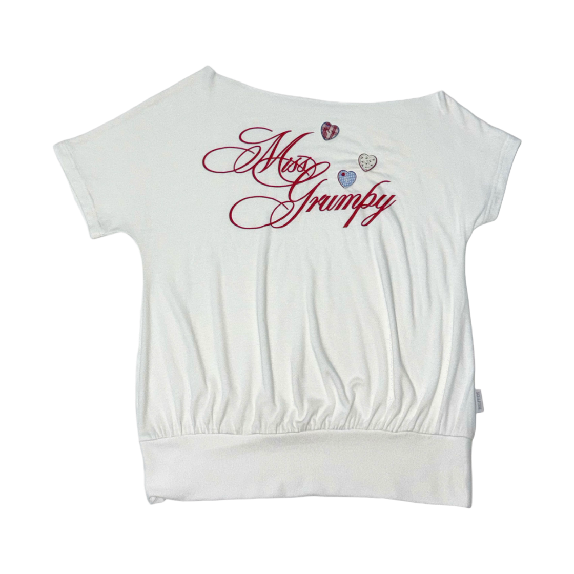 스컬프터 미스 그럼피 티 화이트(Sculptor Miss Grumpy Tee White)
