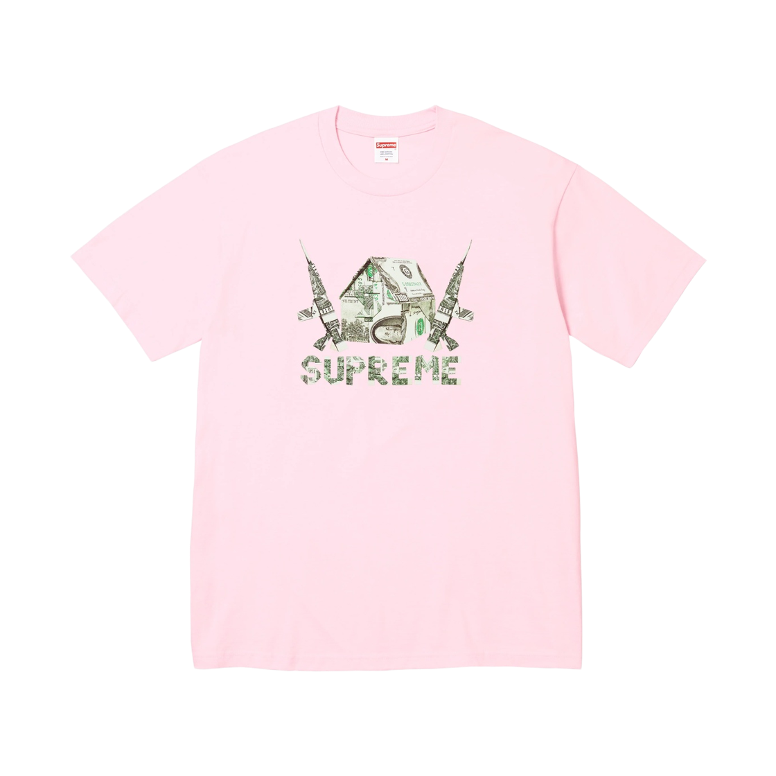 - Supreme Origami T-Shirt Light Pink - 26SS