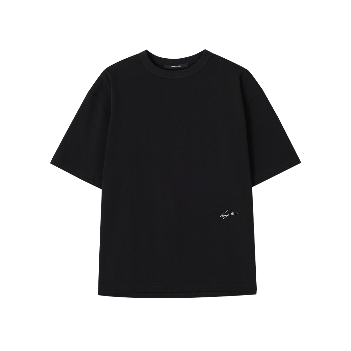 SI3TS715BK SONGZIO COLLECTION Vermillion Painted T Shirt Black