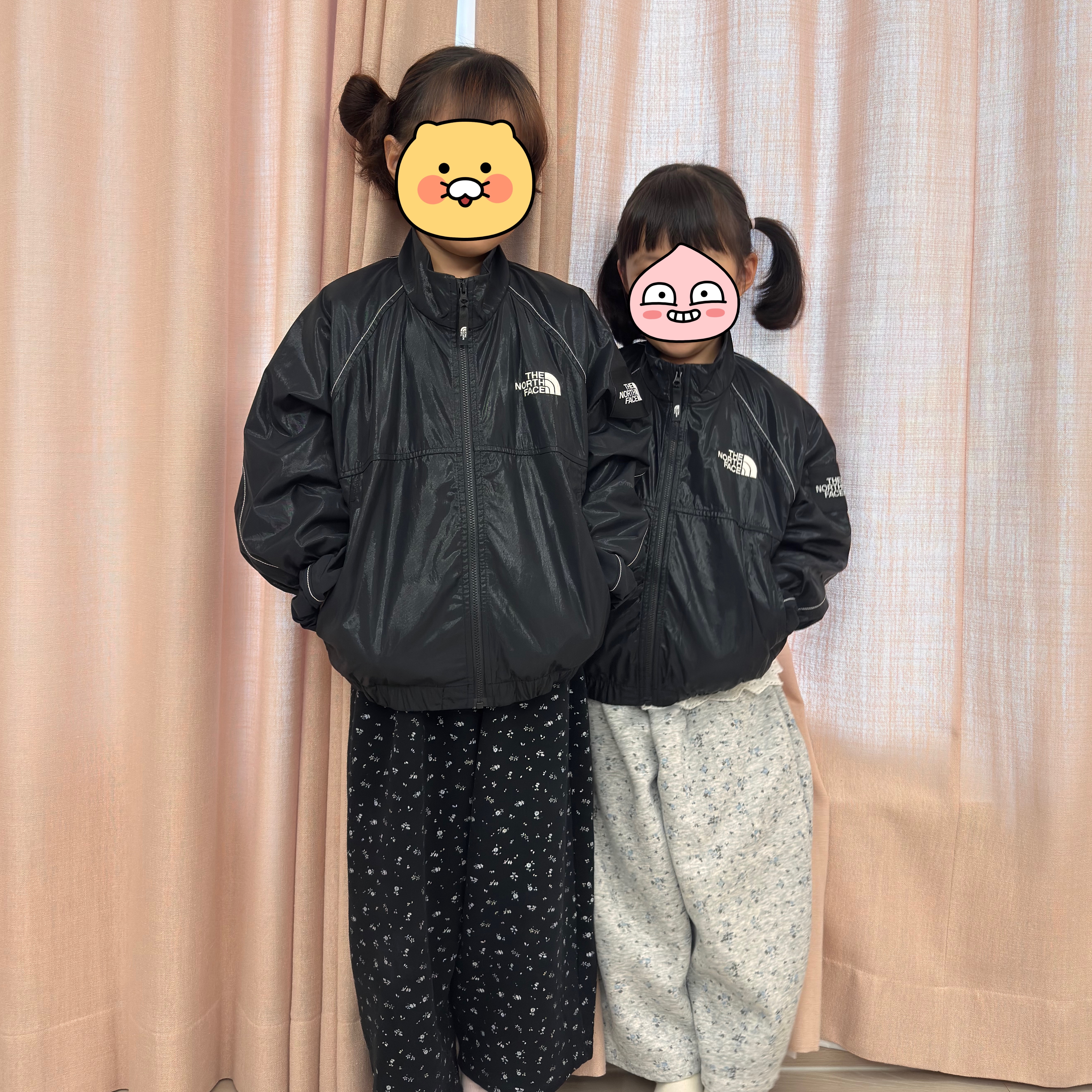 (Kids) The North Face Novelty Olema Jacket Black, The North Face White Label Novelty Olema Jacket Black 착용 스타일 - 3