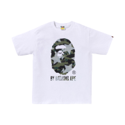 BAPE Sta Over Print 1st Camo By Bathing Ape T-Shirt White Green
