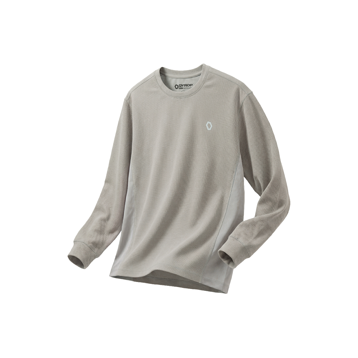 에프씨엠엠 스포츠 사이드 메쉬 포인트 와플 롱슬리브 그레이(FCMM SPORT Side Mesh Point Waffle Long Sleeve Gray) - 1