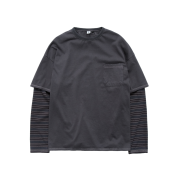 Polyteru Double Layer Tee Purple Navy