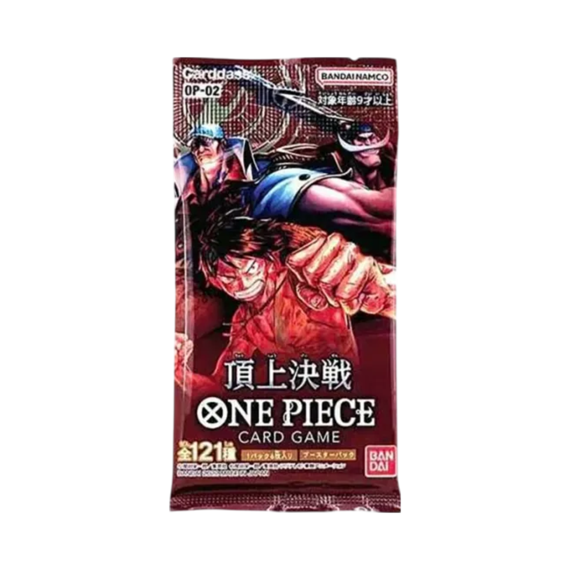 원피스 TCG OP-02 부스터 팩 정상결전 팩 (6장/일어판)(One Piece TCG OP-02 Booster Pack Paramount War Pack (Card of 6/Japanese Ver.))