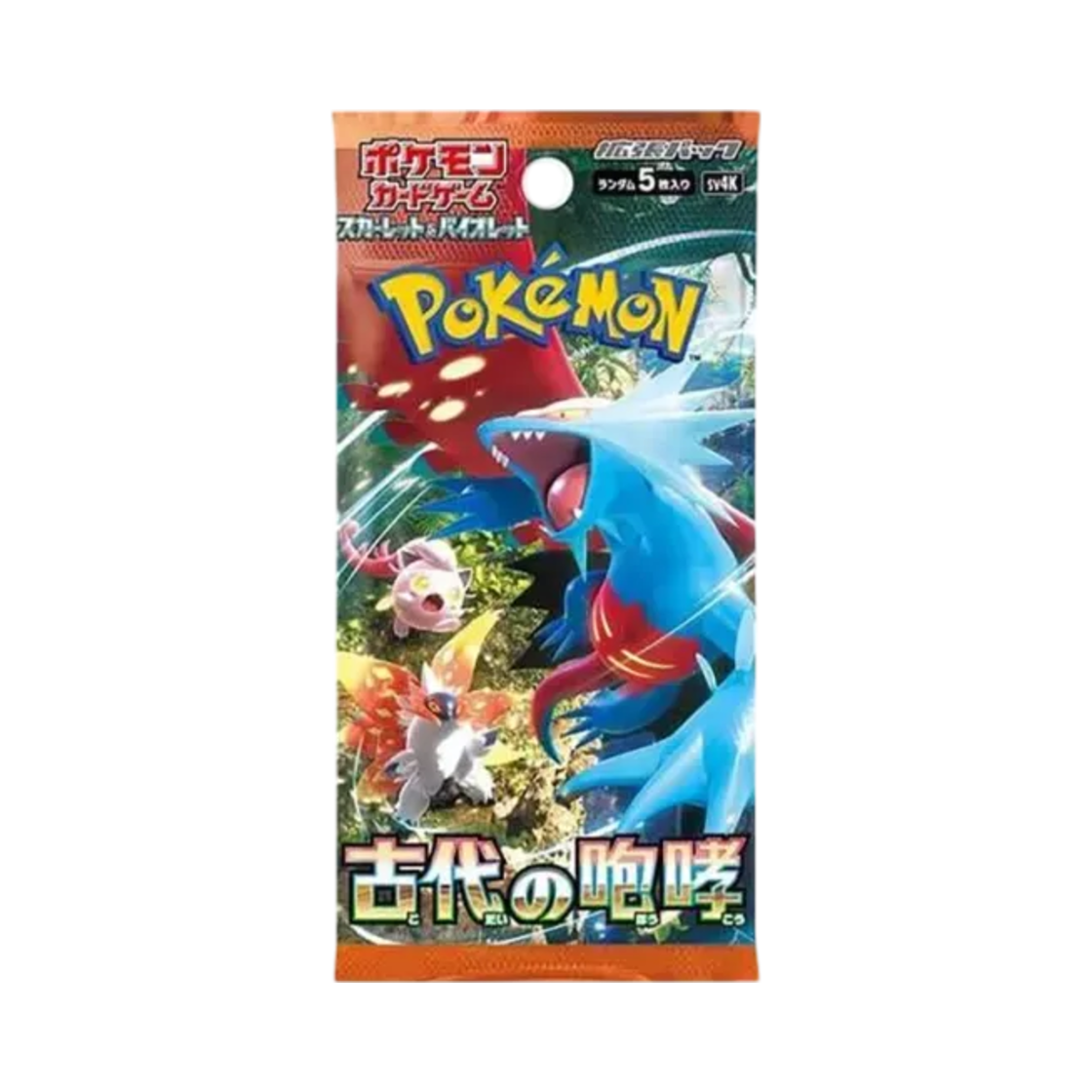 - Pokemon TCG Scarlet&Violet Expansion Pack Ancient Roar Pack (Card of 5/Japanese Ver.)