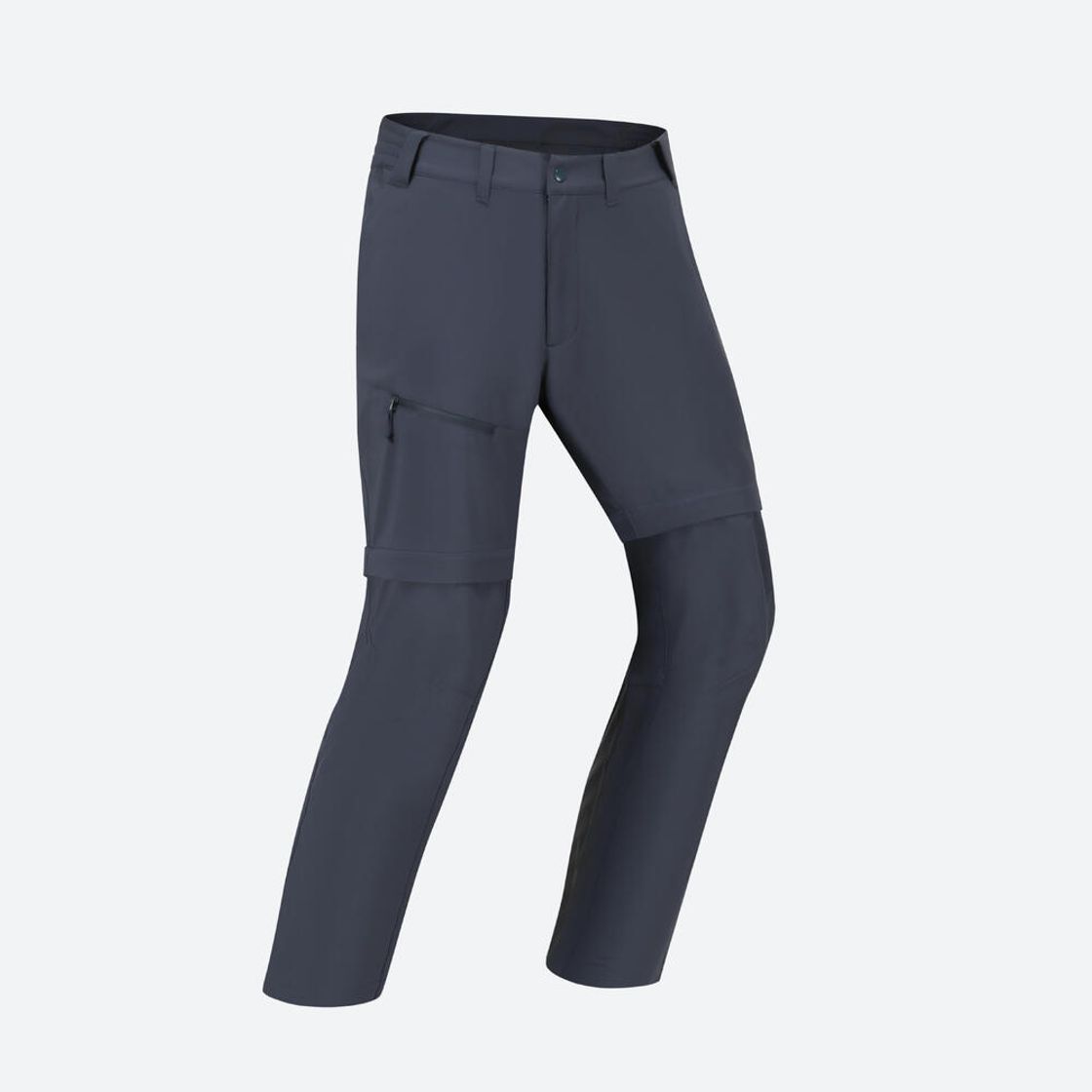 데카트론 남성 하이킹 투인원 집오프 바지 MH100 아스팔트 블루(DECATHLON Men's Hiking 2-in-1 Zip-Off Trousers MH100 Asphalt Blue) - 3