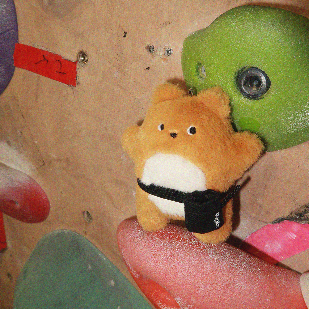 알테그리히 핸드메이드 클라이밍 곰 키링 우드브라운(ALLTAGLICH Handmade Climb Bear Keyring Wood Brown) - 2