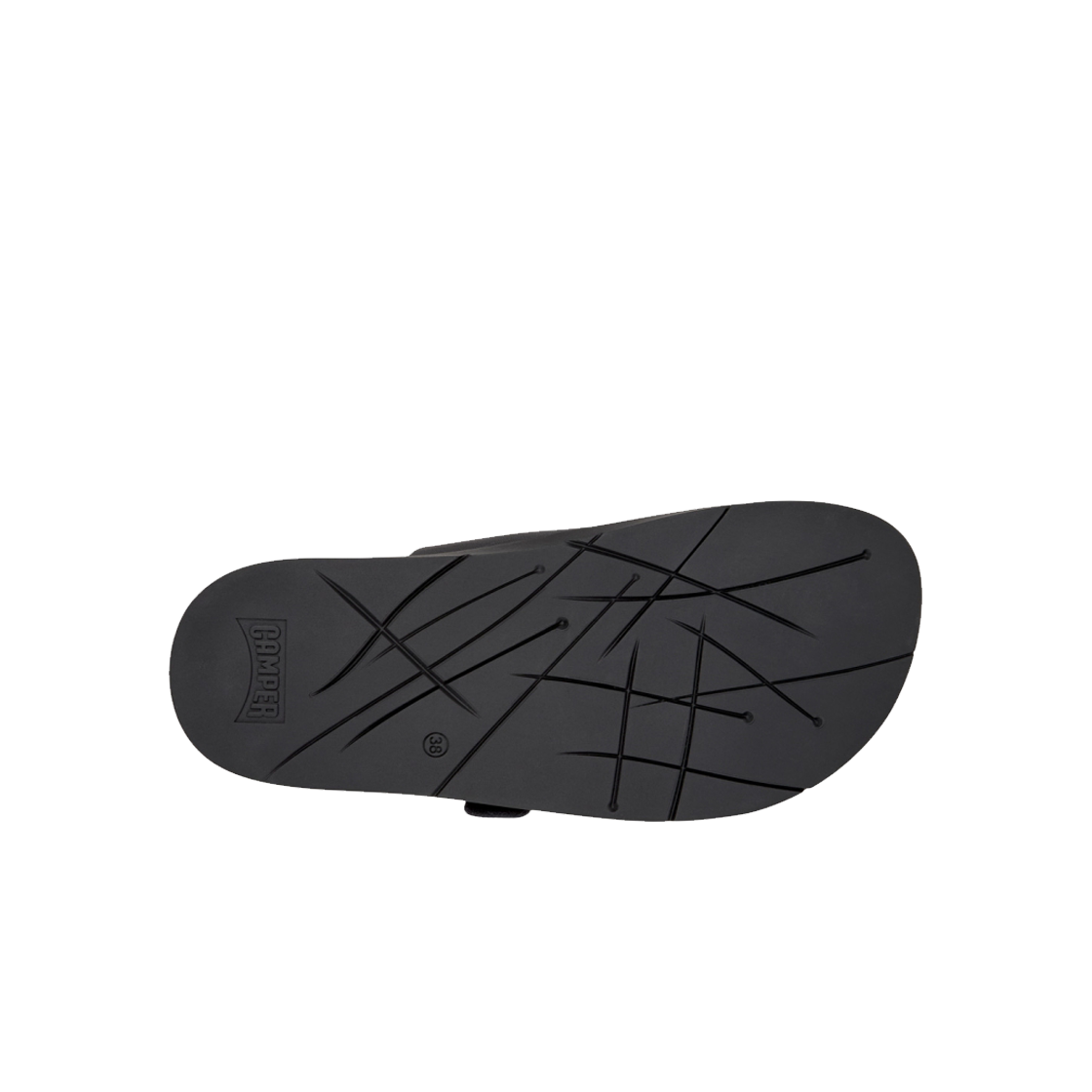 캠퍼 여성 유크 샌들 슬리퍼 블랙(Camper Women Lluc Sandal Slippers Black) - 5