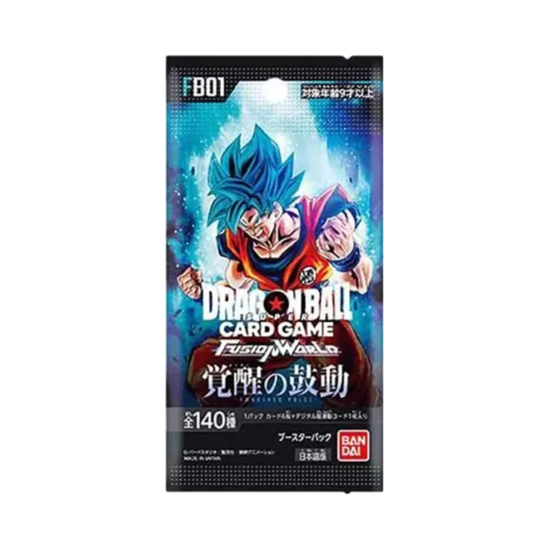 드래곤볼 카드 게임 퓨전 월드 각성의 고동 부스터 팩 (6장/일어판)(Dragon Ball SCG Fusion World Heartbeat Of Awakening Booster Pack (Card of 6/Japanese Ver.))