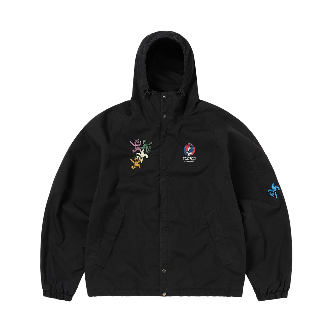 디스이즈네버댓 x 그레이트풀 데드 Ol 댄싱 베어즈 자켓 블랙(thisisneverthat x Grateful Dead Ol Dancing Bears Jacket Black)