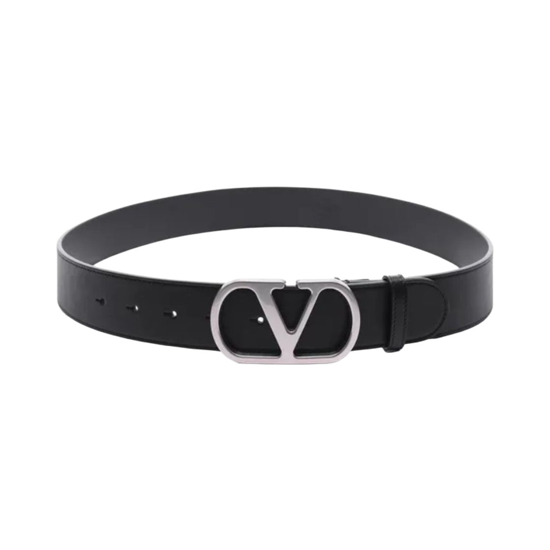 발렌티노 브이로고 시그니쳐 벨트 블랙(Valentino Vlogo Signature Belt Black) - 1