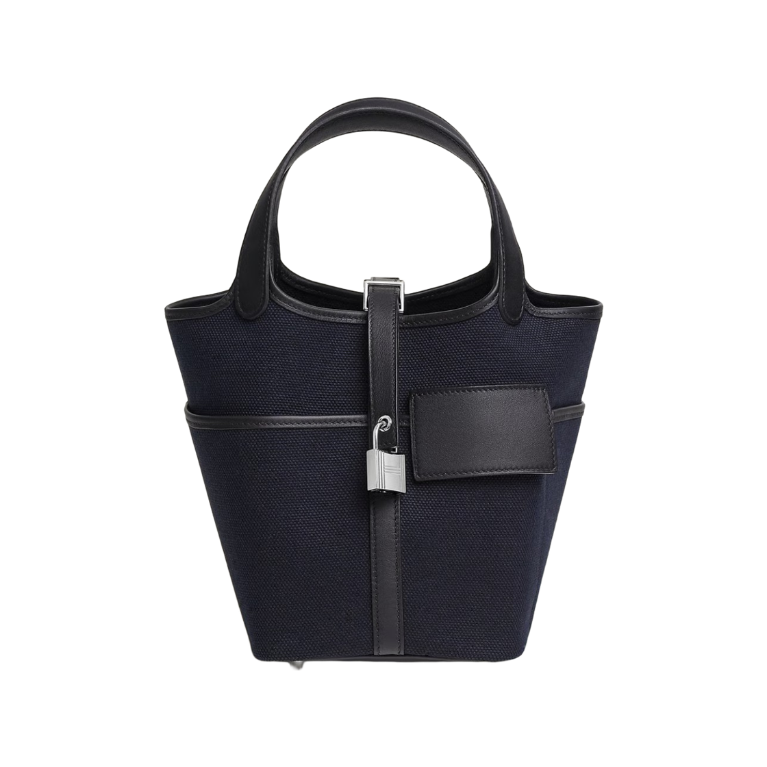 에르메스 피코탄 락 18 백 고에렌드 캔버스 스위프트 & 팔라듐 하드웨어 블루 마린 카방(Hermes Picotin Lock 18 Bag Goeland Canvas Swift & Palladium Bleu Marine Caban) - 1