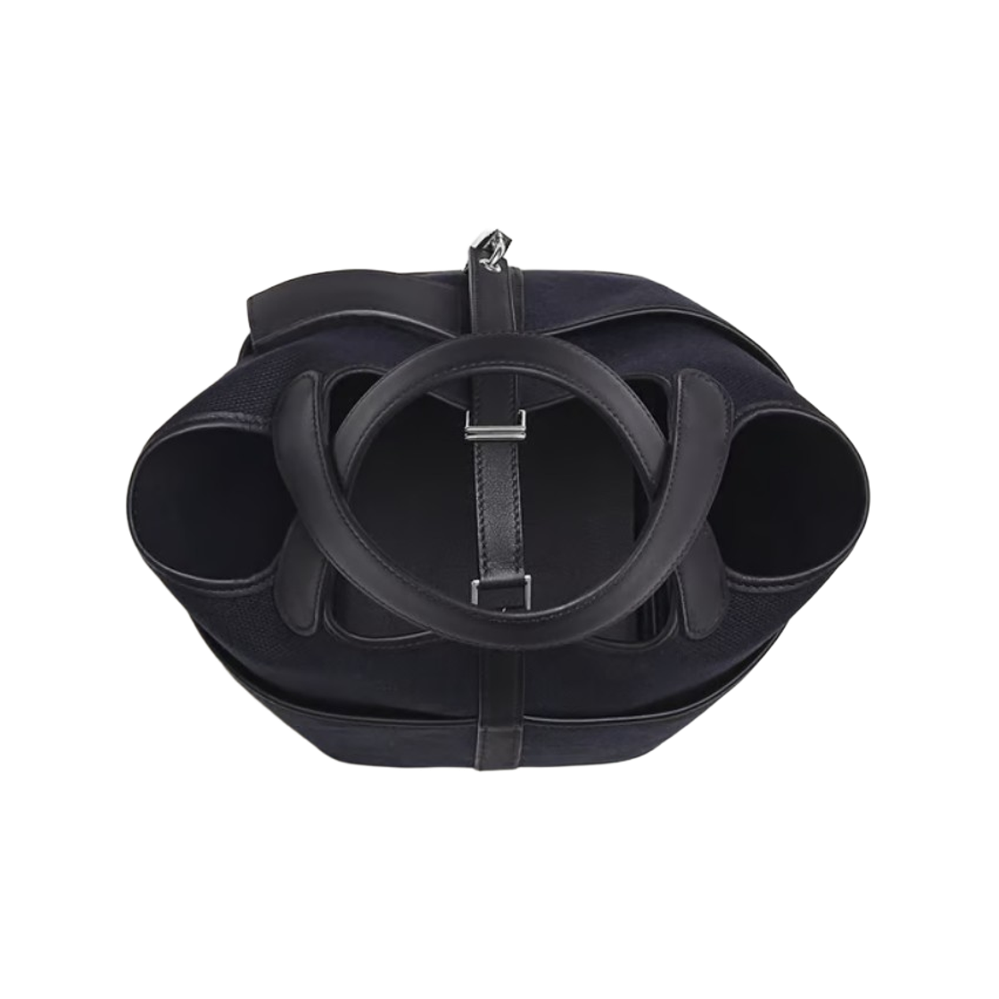 에르메스 피코탄 락 18 백 고에렌드 캔버스 스위프트 & 팔라듐 하드웨어 블루 마린 카방(Hermes Picotin Lock 18 Bag Goeland Canvas Swift & Palladium Bleu Marine Caban) - 3