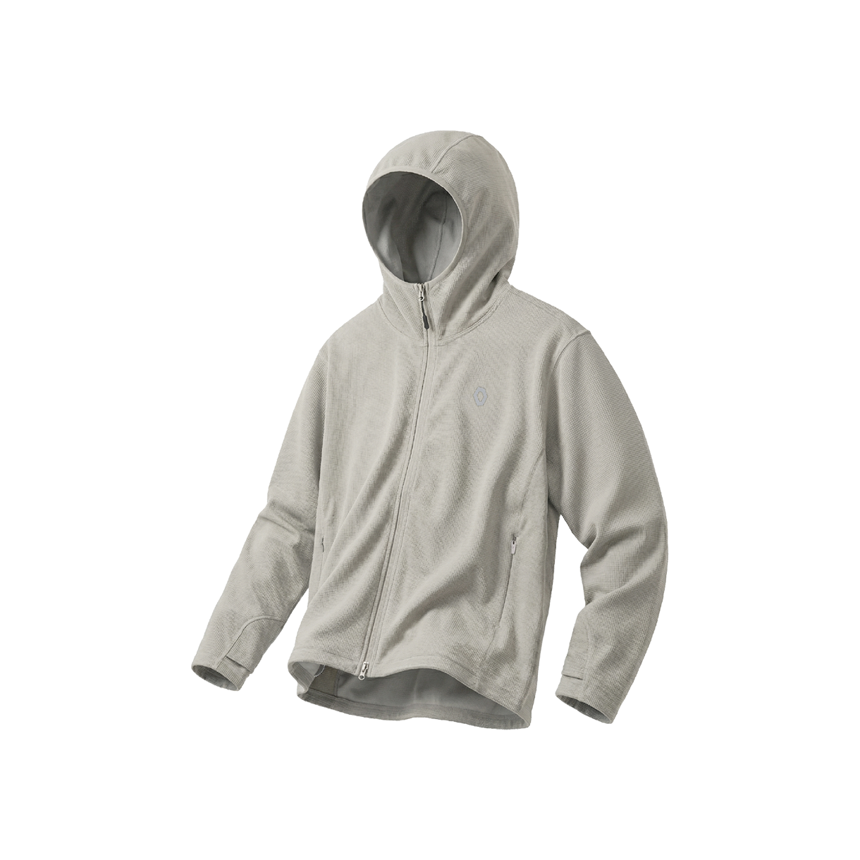 에프씨엠엠 스포츠 컴포트 와플 후드 집업 자켓 그레이(FCMM SPORT Comfort Waffle Hood Zip-Up Jacket Gray) - 1