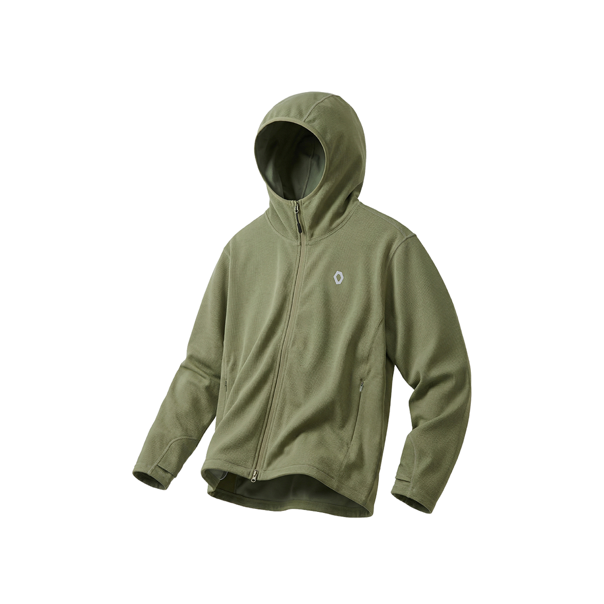 에프씨엠엠 스포츠 컴포트 와플 후드 집업 자켓 세이지 그린(FCMM SPORT Comfort Waffle Hood Zip-Up Jacket Sage Green) - 1