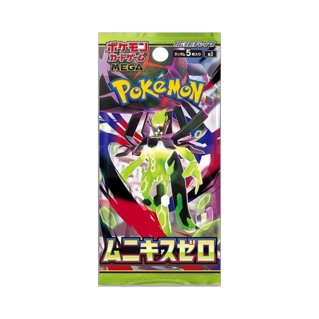 포켓몬 TCG 메가 확장팩 무니키스 제로 팩 (5장/일어판)(Pokemon TCG MEGA Expansion Pack Munikis Zero Pack (Card of 5/Japanese Ver.))