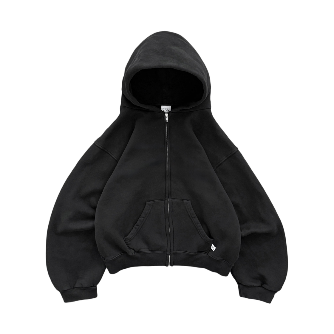 아킴보 클럽 집업 후드 블랙(Akimbo Club Zip-Up Hoodie Black)