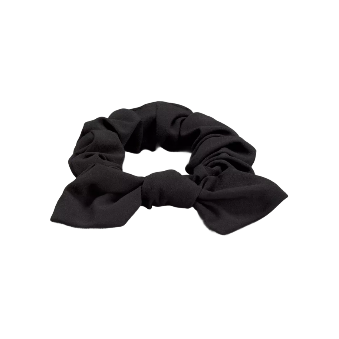 (W) 룰루레몬 업리프팅 스크런치 보우 블랙((W) Lululemon Uplifting Scrunchie Bow Black)