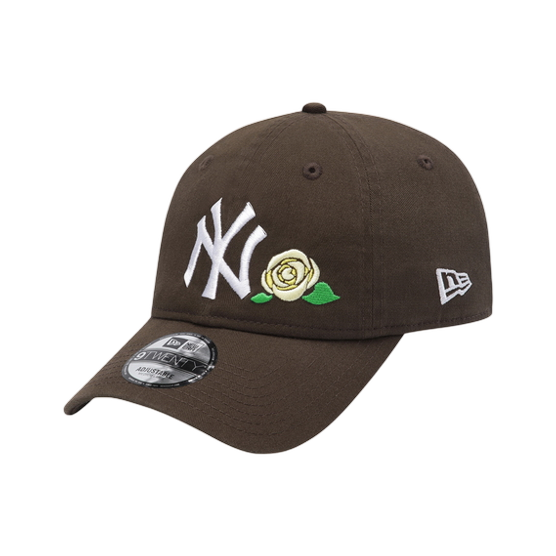 14737473 New Era MLB New York Yankees with Rose Ball Cap Walnut
