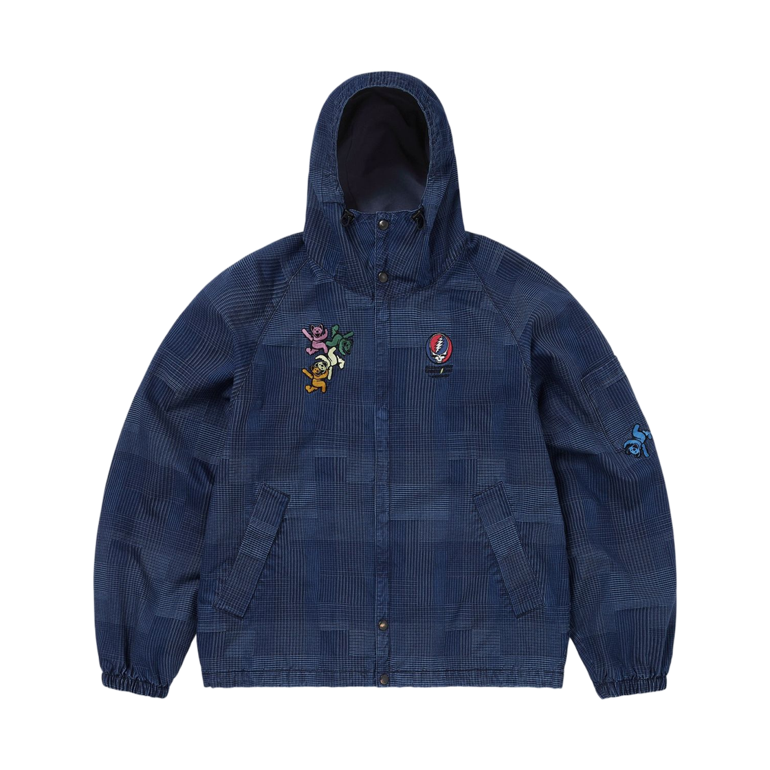 디스이즈네버댓 x 그레이트풀 데드 Ol 댄싱 베어즈 자켓 패치워크(thisisneverthat x Grateful Dead Ol Dancing Bears Jacket Patchwork)