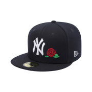 New Era MLB New York Yankees with Rose Size Cap Navy