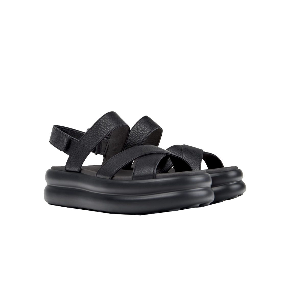 캠퍼 여성 펠로타스 플로타 업 샌들 블랙(Camper Women Pelotas Flota Up Sandal Black) - 2