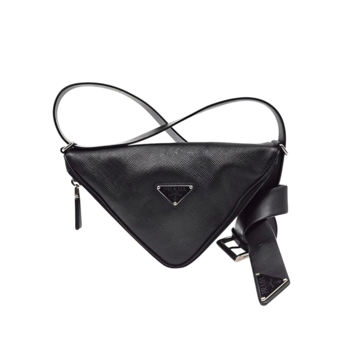 ITLLWH3C7GS4 Prada Saffiano Triangle Belt Bag (2VL039) L592045