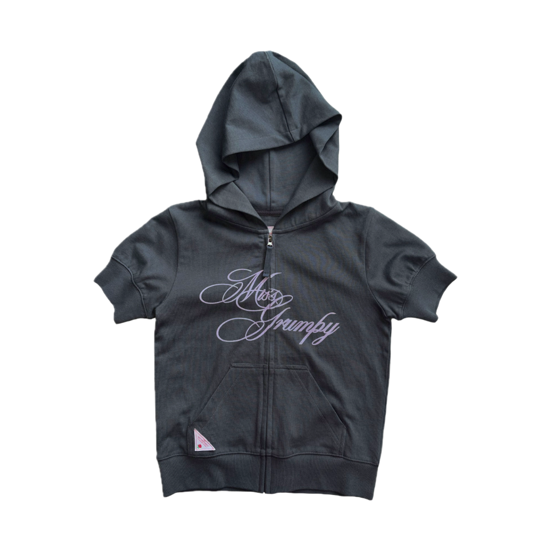 스컬프터 미스 그럼피 집업 후디 차콜(Sculptor Miss Grumpy Zip-Up Hoodie Charcoal)