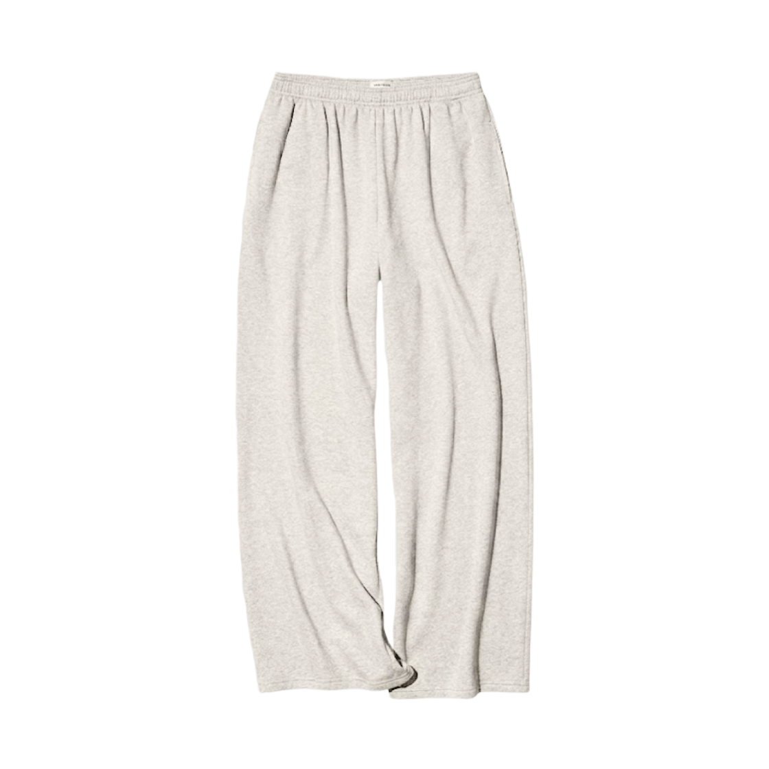 481249-01 (W) Uniqlo Wide Sweatpants Tall Off White - JP