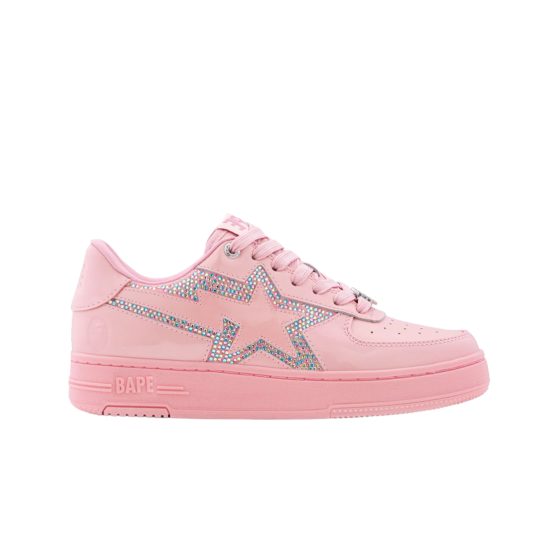 (W) 베이프 스타 아이콘 #3 핑크((W) BAPE Sta Icon #3 Pink)