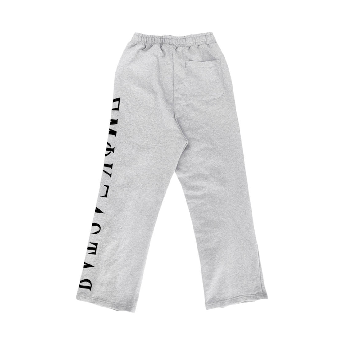 스모크어스타 디스트로이드 버티컬 로고 스웨트팬츠 그레이(Smokeastar Destroyed Vertical Logo Sweatpants Grey) - 2
