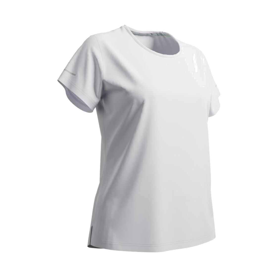데카트론 여성 러닝 반팔 티 런 드라이 500 울트라 화이트(DECATHLON Women's Running Short-Sleeved T-Shirt Run Dry 500 Ultra White) - 1