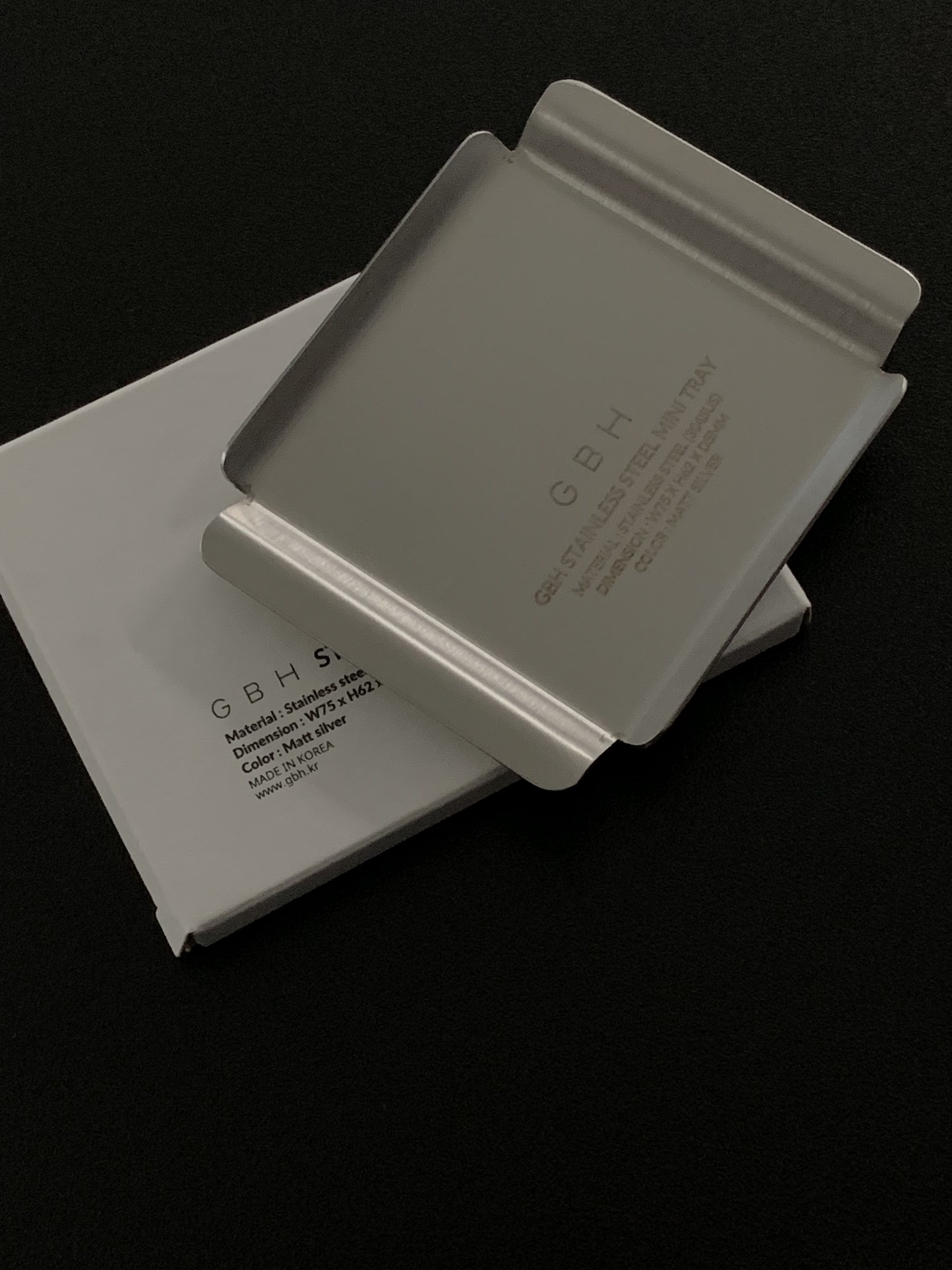 GBH HOME Stainless Steel Mini Tray S 착용 스타일