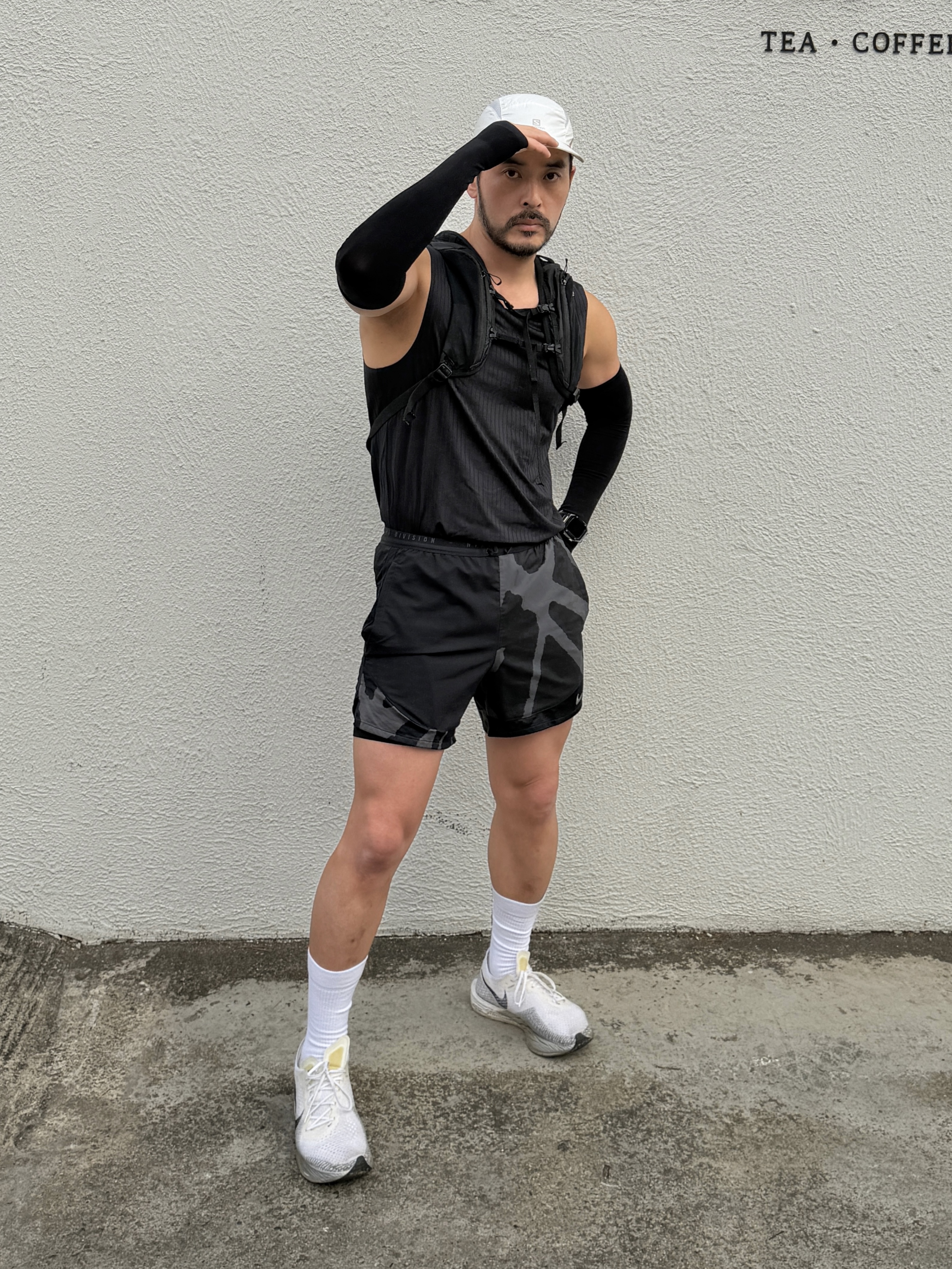 Nike ZoomX Vaporfly Next% 3 White Grey 착용 스타일 - 2