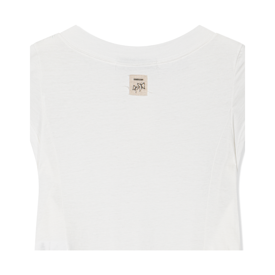 구월십일 펌프 캡 소매 티셔츠 화이트(Guwolsibil Pump Cap Sleeve Top White) - 4