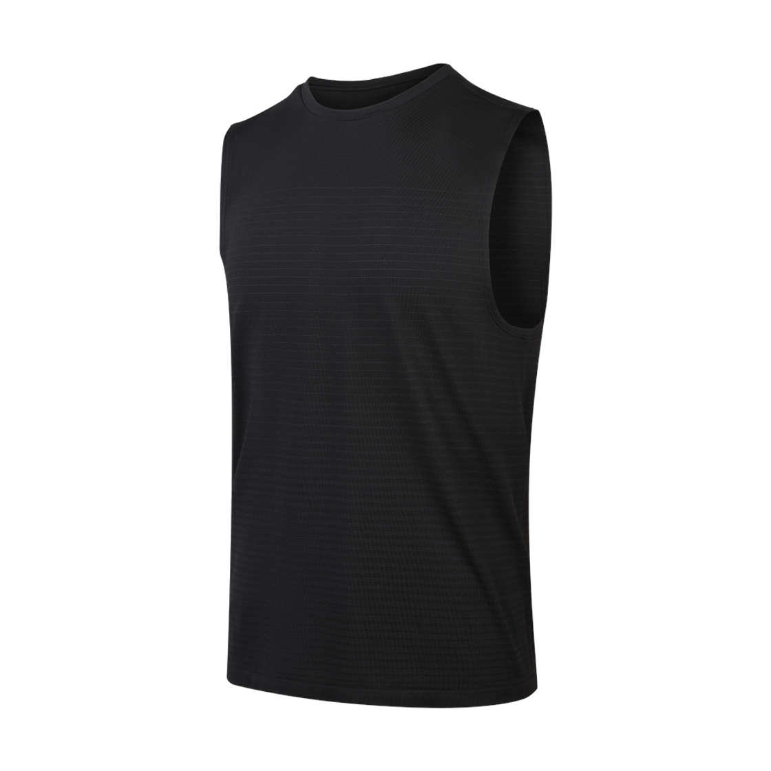 데카트론 남성 러닝 심리스 싱글렛 컴포트 500 스모크 블랙(DECATHLON Men's Running Seamless Singlet Comfort 500 Smoke Black)