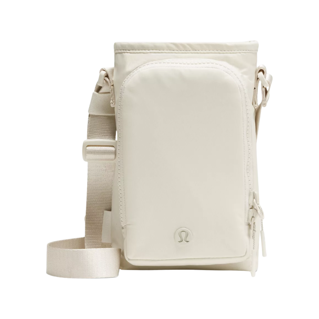 룰루레몬 워터 보틀 크로스바디 프런트 포켓 라이트 아이보리(Lululemon Water Bottle Crossbody Front Pocket Light Ivory)