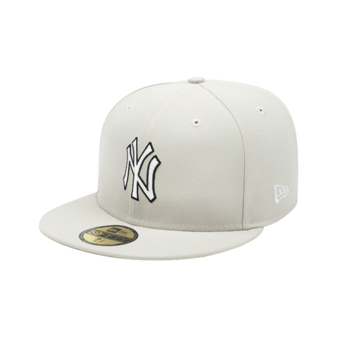 14881540 New Era MLB New York Yankees Basic Outline Fitted Cap Stone