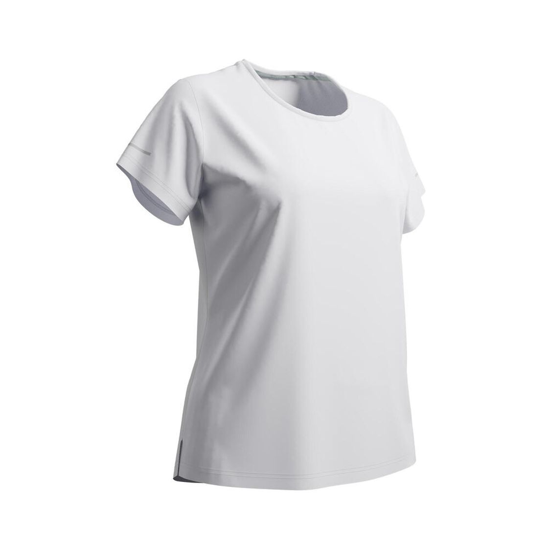 데카트론 여성 러닝 반팔 티 런 드라이 500 울트라 화이트(DECATHLON Women's Running Short-Sleeved T-Shirt Run Dry 500 Ultra White) - 2